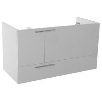 Vanity Cabinet 39 Inch Wall Mount Glossy White Bathroom Vanity Cabinet ACF L419W